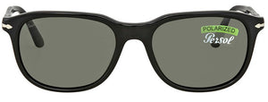 PO92 PERSOL PO3191S 95/58 55 BLACK / GREEN POLARIZED