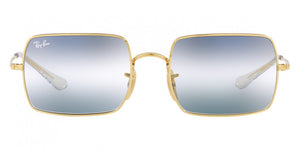 F124  RAY-BAN  RECTANGLE RB1969 001/GA 54 ARISTA / CLEAR GRADIENT BLUE