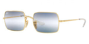F124  RAY-BAN  RECTANGLE RB1969 001/GA 54 ARISTA / CLEAR GRADIENT BLUE