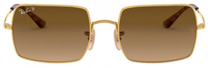B176 RAY-BAN RECTANGLE RB1969 9147M2 54 ARISTA / BROWN GRADIENT POLARIZED