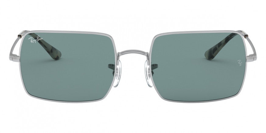 B157 RAY-BAN RECTANGLE RB1969 919756 54 SILVER / AZURE MIRRORED BLUE