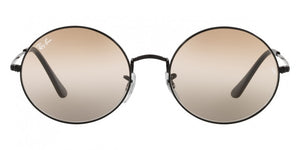 E28 RAY-BAN OVAL RB1970 002/GG 54 BLACK / PINK GRADIENT BROWN