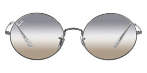 B148 RAY-BAN  OVAL RB1970 004/GH 54 GUNMETAL / CLEAR GRADIENT GRAY