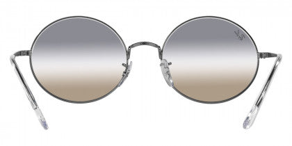 B148 RAY-BAN  OVAL RB1970 004/GH 54 GUNMETAL / CLEAR GRADIENT GRAY