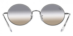 B148 RAY-BAN  OVAL RB1970 004/GH 54 GUNMETAL / CLEAR GRADIENT GRAY