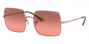 B146 RAY-BAN  SQUARE RB1971 9151AA 54 COPPER / PHOTOCHROMIC RED GRADIENT BORDEAUX