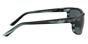 C83  RAY-BAN  PREDATOR 2 RB2027 6432R5 62 STRIPE BLUE HAVANA / BLUE