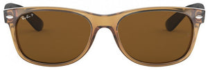 H91 RAY-BAN NEW WAYFARER RB2132 945/57 55 HONEY / B-15 BROWN POLARIZED