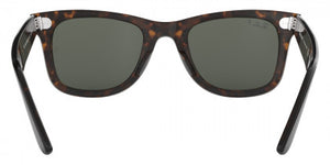 RB129 RAY-BAN WAYFARER RB2140 902/58 50 TORTOISE / GREEN POLARIZED