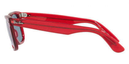 H23F RAY-BAN WAYFARER RB2140F 661456 52 TRANSPARENT RED / BLUE