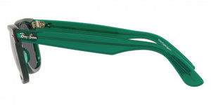 Z136F RAY-BAN WAYFARER RB2140F 6615B1 52 TRANSPARENT GREEN / DARK GRAY