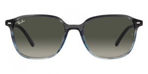 RB265 RAY-BAN LEONARD RB2193 138171 55 STRIPED GRAY AND BLUE  GRAY