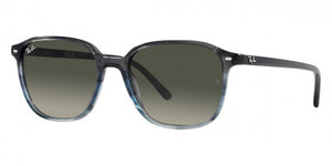 RB265 RAY-BAN LEONARD RB2193 138171 55 STRIPED GRAY AND BLUE  GRAY