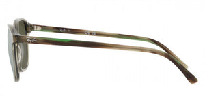 RB161 RAY BAN LEONARD RB2193 66355C 51 TRANSPARENT GREEN GRAY MIRRORED