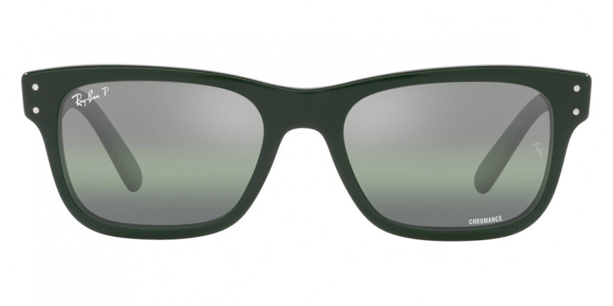 RB026 RAY-BAN MR BURBANK RB2283 6659G4 58 GREEN / DARK GREEN GRADIENT MIRRORED POLARIZED