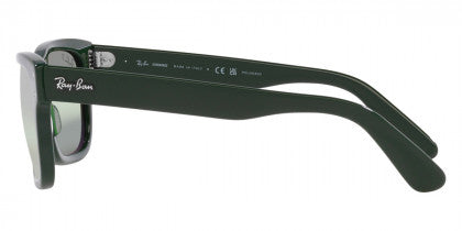 RB026 RAY-BAN MR BURBANK RB2283 6659G4 58 GREEN / DARK GREEN GRADIENT MIRRORED POLARIZED