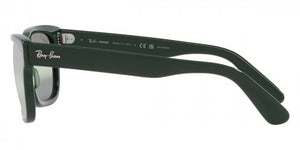 RB026 RAY-BAN MR BURBANK RB2283 6659G4 58 GREEN / DARK GREEN GRADIENT MIRRORED POLARIZED