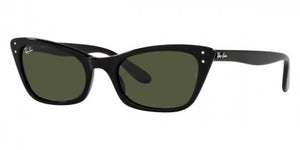 D242 RAY-BAN LADY BURBANK RB2299 901/31 52  BLACK / GREEN