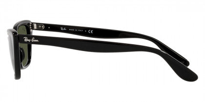 D242 RAY-BAN LADY BURBANK RB2299 901/31 52  BLACK / GREEN