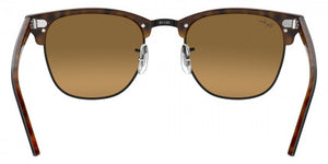 Z175 RAY-BAN CLUBMASTER RB3016F 12773K 55 GRAY ON HAVANA / BROWN MIRRORED GRADIENT GRAY