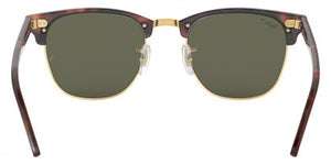 RB568F RAY-BAN CLUBMASTER RB3016F 990/58 55 RED HAVANA / G-15 GREEN POLARIZED