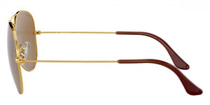 Z34 RAY-BAN AVIATOR LARGE METAL RB3025 001/33 62 ARISTA / B-15 BROWN