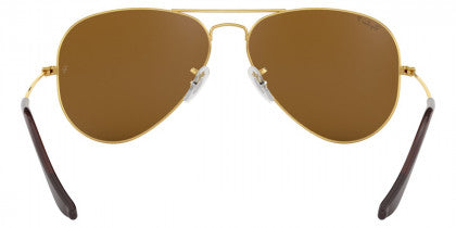 RB035 RAY-BAN AVIATOR LARGE METAL RB3025 001/57 62 ARISTA / BROWN POLARIZED