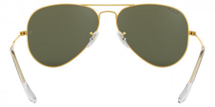 RB037 RAY-BAN AVIATOR LARGE METAL RB3025 001/58 62 ARISTA / GREEN POLARIZED