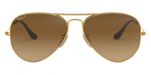 D48 RAY-BAN AVIATOR LARGE METAL RB3025 001/M2 58 ARISTA / BROWN GRADIENT POLARIZED