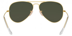 A35 RAY-BAN AVIATOR LARGE METAL RB3025 112/P9 58 MATTE ARISTA / GREEN MIRRORED POLARIZED