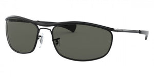 D331 RAY-BAN OLYMPIAN I DELUXE RB3119M 002/58 62 BLACK / G-15 GREEN