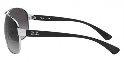 A52 RAY-BAN RB3386 003/8G 67 SILVER / LIGHT GRAY GRADIENT DARK GRAY