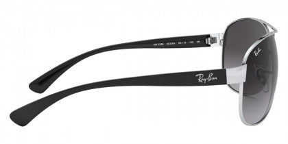 A52 RAY-BAN RB3386 003/8G 67 SILVER / LIGHT GRAY GRADIENT DARK GRAY