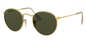 Z125 RAY-BAN ROUND METAL RB3447 001 50 ARISTA / G-15 GREEN