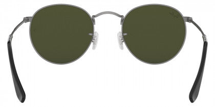E69 RAY-BAN ROUND METAL RB3447 029 53 MATTE GUNMETAL / G-15 GREEN