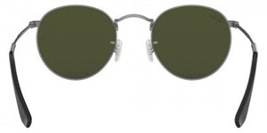 E69 RAY-BAN ROUND METAL RB3447 029 53 MATTE GUNMETAL / G-15 GREEN