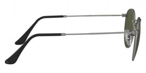E69 RAY-BAN ROUND METAL RB3447 029 53 MATTE GUNMETAL / G-15 GREEN