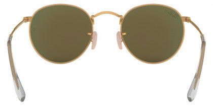 C170 RAY-BAN ROUND METAL RB3447 112/4L 53 MATTE ARISTA  BLUE MIRRORED POLARIZED