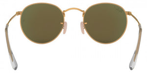 C170 RAY-BAN ROUND METAL RB3447 112/4L 53 MATTE ARISTA  BLUE MIRRORED POLARIZED