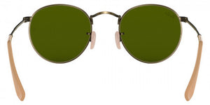 A108 RAY-BAN ROUND METAL RB3447 167/4K 50 DEMI GLOSS BRUSHED  BRONZE / LILAC MIRRORED