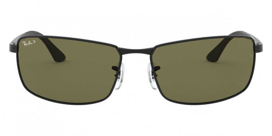 Z6 RAY-BAN RB3498 002/9A 61 BLACK / GREEN POLARIZED