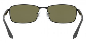 Z6 RAY-BAN RB3498 002/9A 61 BLACK / GREEN POLARIZED