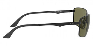 Z6 RAY-BAN RB3498 002/9A 61 BLACK / GREEN POLARIZED