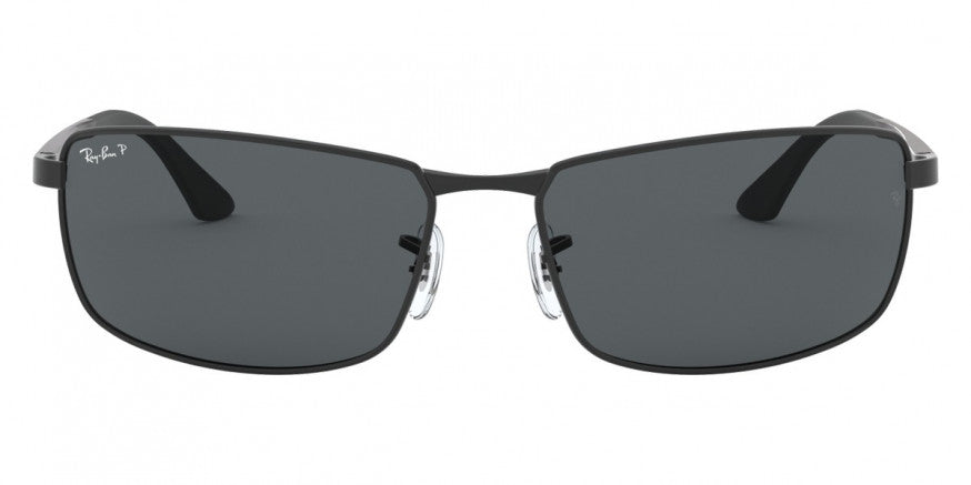 RB660 RAY-BAN RB3498 006/81 61 MATTE BLACK / GRAY POLARIZED