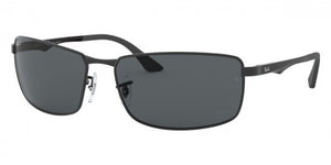 F61 RAY-BAN RB3498 006/81 64 MATTE BLACK / GRAY  POLARIZED