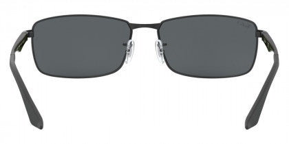 F61 RAY-BAN RB3498 006/81 64 MATTE BLACK / GRAY  POLARIZED