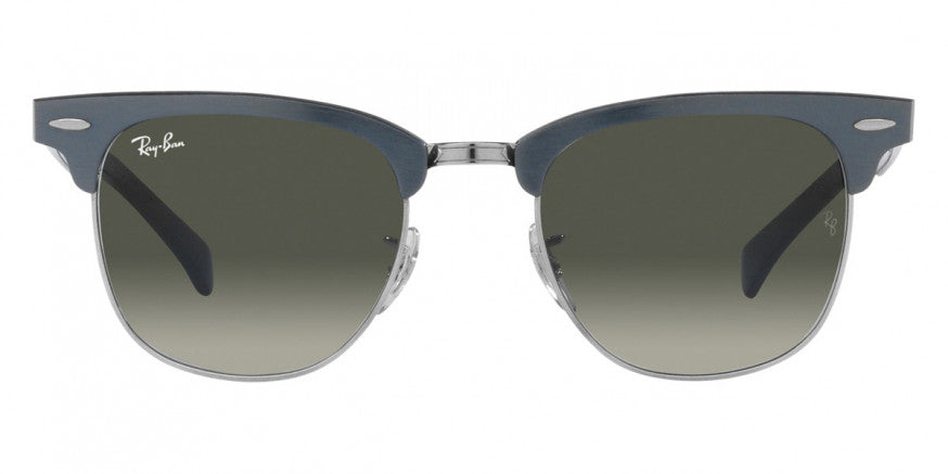 RB106 RAY-BAN CLUBMASTER ALUMINUM RB3507 924871 51 BRUSHED BLUE SILVER / GRAY GRADIENT