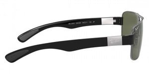 Z55 RAY-BAN RB3522 004/9A 61 GUNMETAL / GREEN POLARIZD