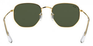 B139 RAY-BAN HEXAGONAL RB3548 919631 51 LEGEND GOLD / G-15 GREEN