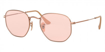 C130 RAY-BAN HEXAGONAL RB3548N 91310X 54 COPPER / EVOLVE LIGHT PINK
